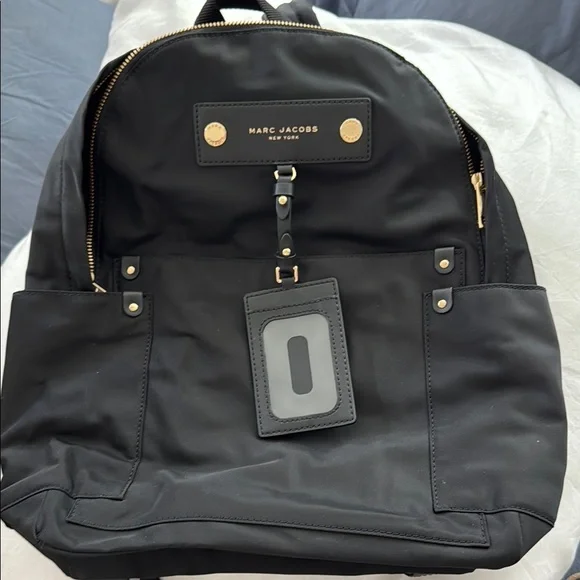 Marc Jacobs | Bags | Marc Jacobs Black Backpack With Gold  display picture 3